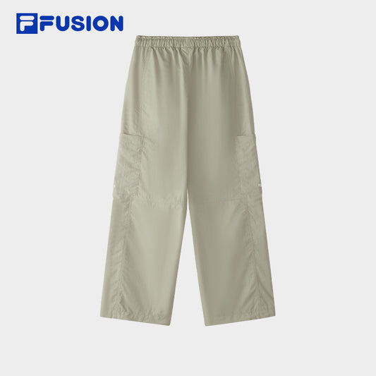 FILA FUSION INLINE FUSION LIFE FUSIONEER IVORY OASIS Women Woven Pants (Brown)