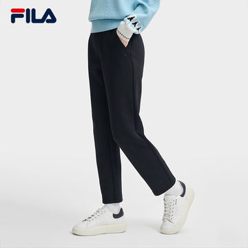 FILA CORE LIFESTYLE WHITE LINE GRENOBLE Women Knit Pants (Black)