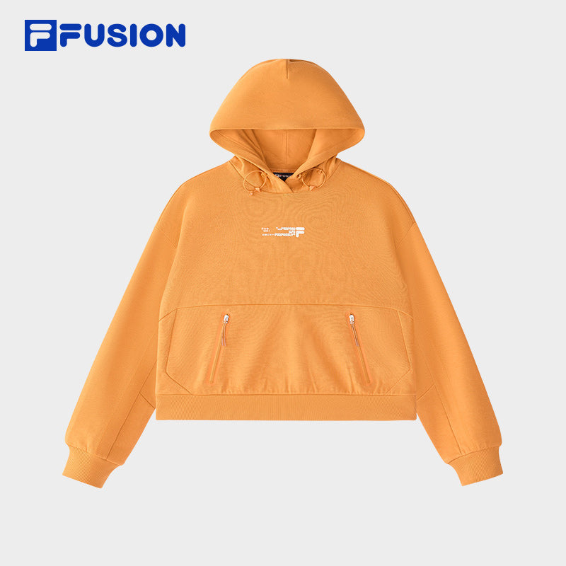 FILA FUSION INLINE URBAN TECH FUTURE TECH STREET Women Hoodie (Orange)