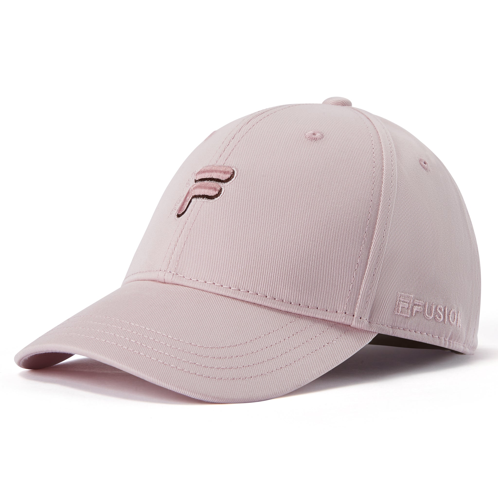 FILA FUSION INLINE FILA FUSION CLASSICS ACCESSORIES Unisex Baseball Cap (Beige / Black / Light Pink)