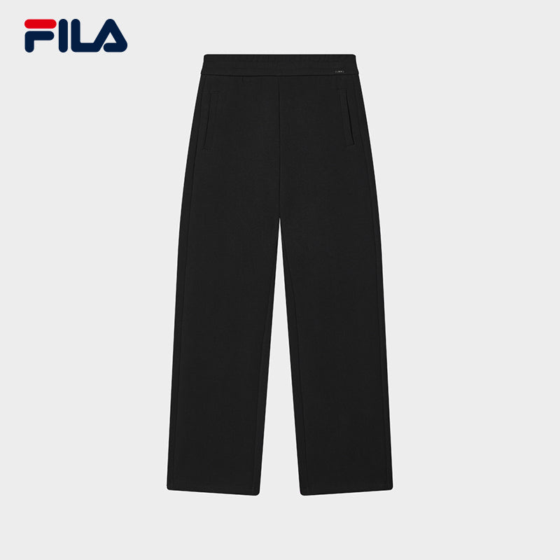 FILA CORE LIFESTYLE WHITE MILAN DESIGN WEEK Women Knit Pants (Black)