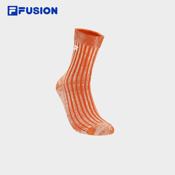 FILA FUSION INLINE Unisex Mid-Length Socks in Orange