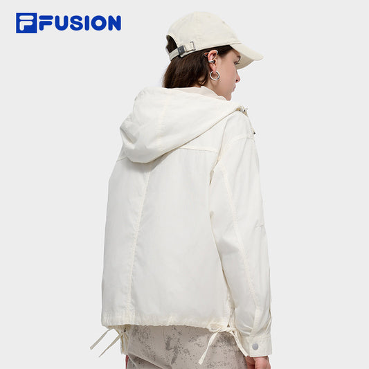 FILA FUSION INLINE FUSION X - WORKWEAR DANCE CITY GROOVE Women Woven Jacket (White)