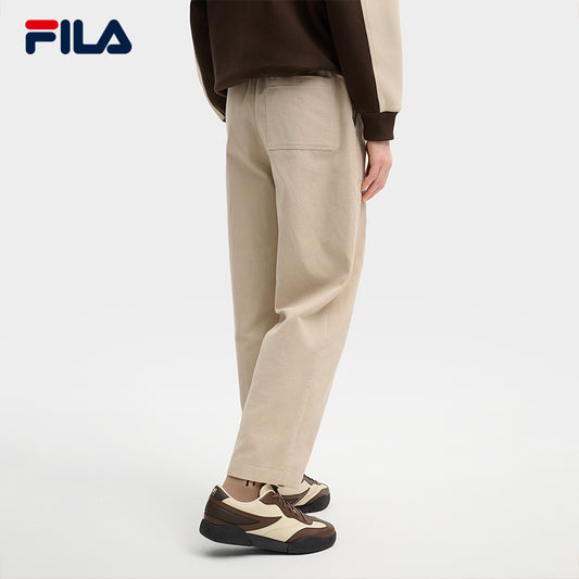 FILA CORE LIFESTYLE ORIGINAL VINTAGE TENNIS CLUB Men Woven Pants (Beige)