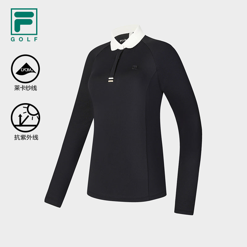 FILA CORE ATHLETICS GOLF SLOPS TO FIELD Women Sweatshirt (Ash / Navy)