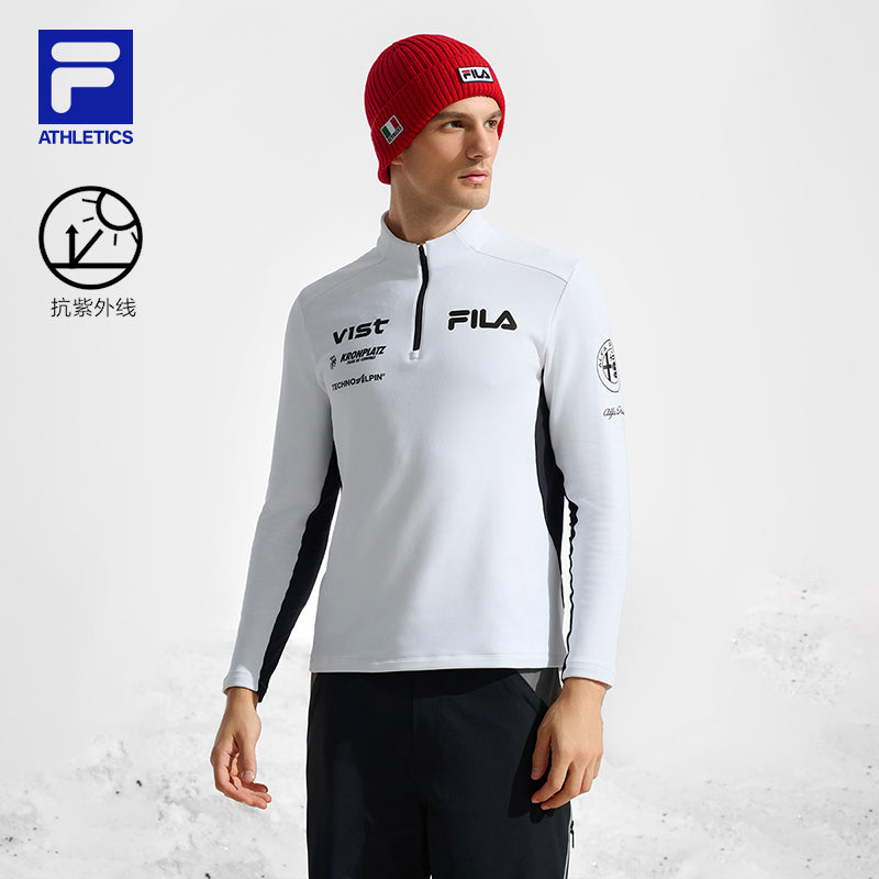 FILA CORE ATHLETICS SKI FILA X JAMES JEAN Men Long Sleeve Top Black