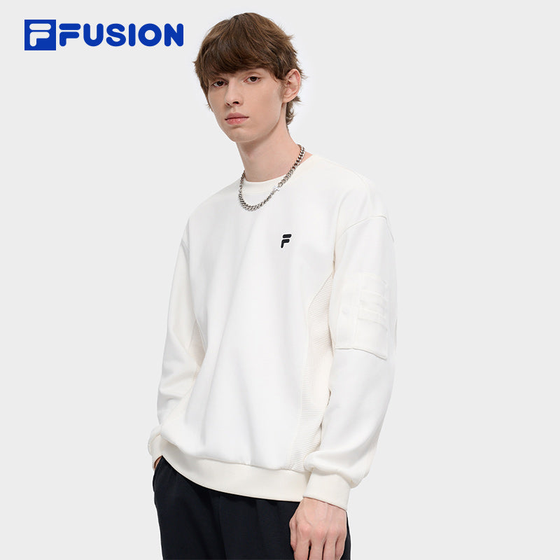 FILA FUSION INLINE FUSION LIFE X FUSIONEER FIELD OF CLASSIC Men Sweatshirt (White)