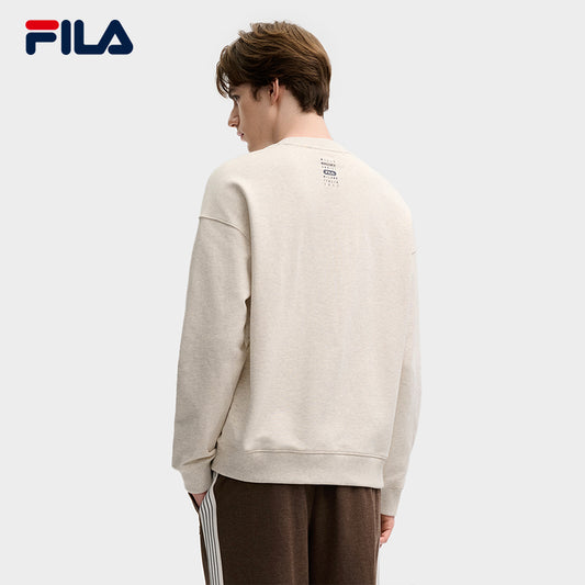 FILA CORE LIFESTYLE MILANO MILANESE SUNSET Men Sweatshirt (Black / Light Khaki)