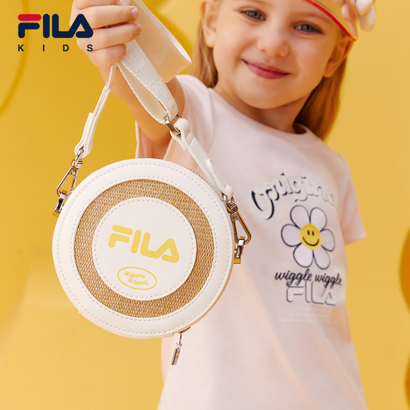 FILA KIDS x WIGGLE WIGGLE ORIGINALE Girls Messenger Bag in White