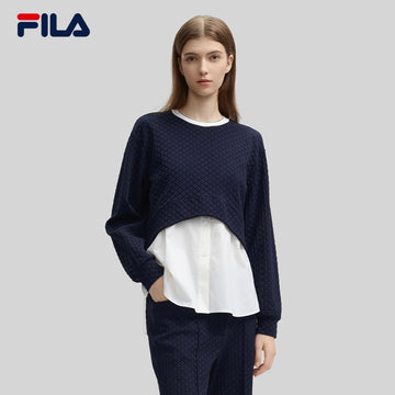 FILA CORE LIFESTYLE FILA EMERALD CHEVAL BLANC COURCHEVEL Women Women's Top (Navy)