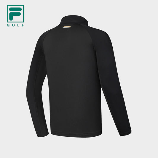 FILA CORE ATHLETICS GOLF BTB LUXURY CLASISSANCE Men Long Sleeve Top (Black)