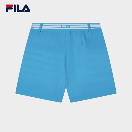 FILA CORE LIFESTYLE HERITAGE Women Woven Shorts (Blue)