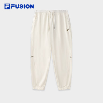 FILA FUSION INLINE FUSIONEER Women Knit Pants (Off-White / Black)