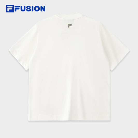 FILA FUSION INLINE FUSIONEER Men Short Sleeve T-shirt (White / Grey)