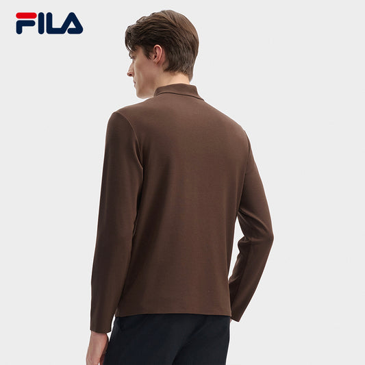 FILA CORE LIFESTYLE BLUE CHEVAL BLANC COURCHEVEL Men Long Sleeve Top (Brown)