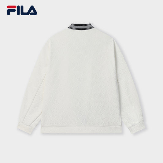 FILA CORE LIFESTYLE EMERALD FANCY BRERA Women Knit Sweater (White)