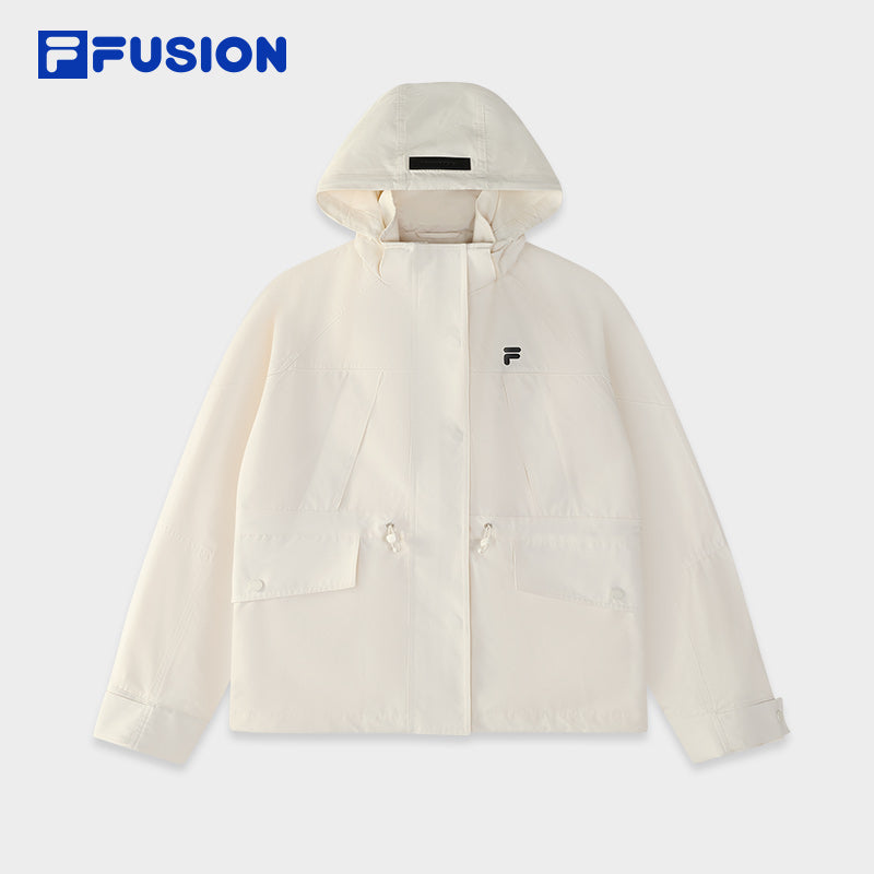 FILA FUSION INLINE FUSION LIFE X FUSIONEER FIELD OF CLASSIC Women Woven Jacket (White)