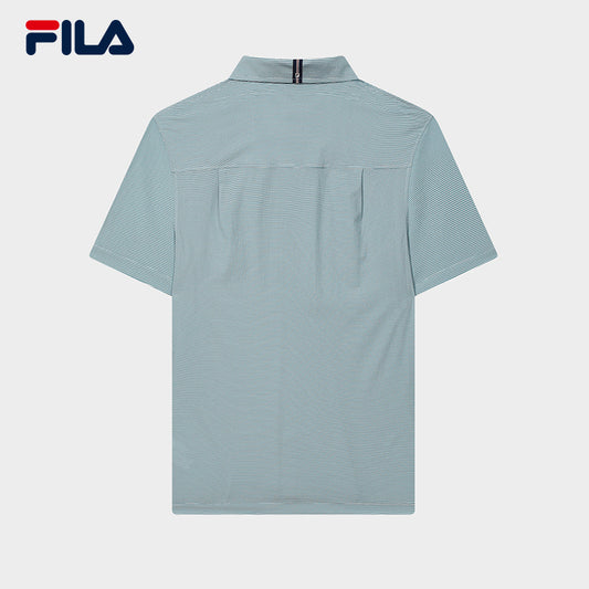 FILA CORE LIFESTYLE MODERN HERITAGE  DNA-FRENCH CHIC Men Short Sleeves Shirt in Green