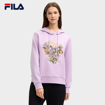 FILA CORE LIFESTYLE HERITAGE LUCKY TAROT Women Hoodie (Ash / Violet)