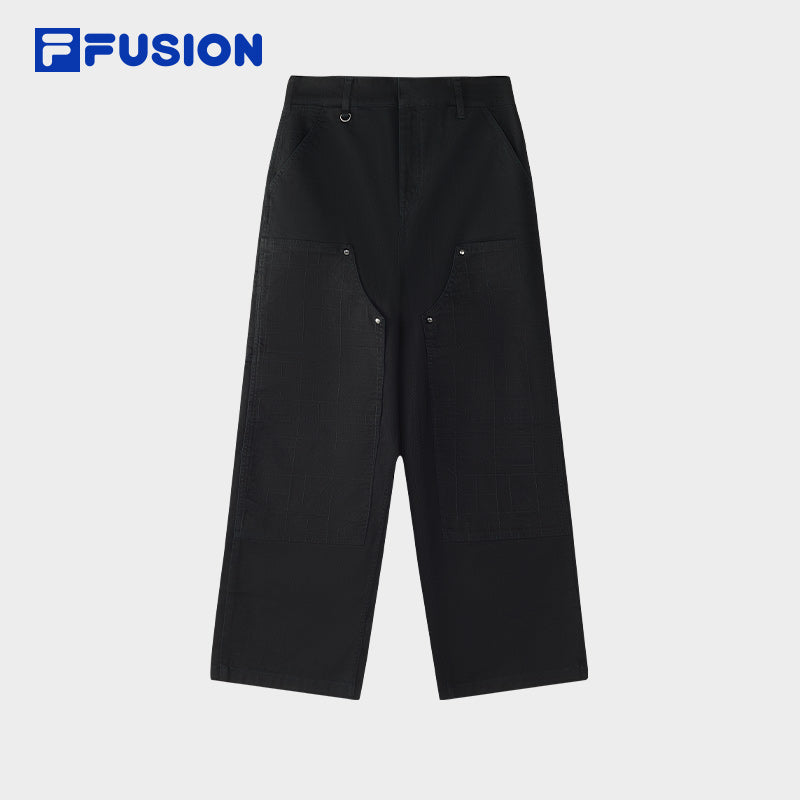 FILA FUSION CROSS OVER FILA X DOE LAND AHOY Men Woven Pants (Black)