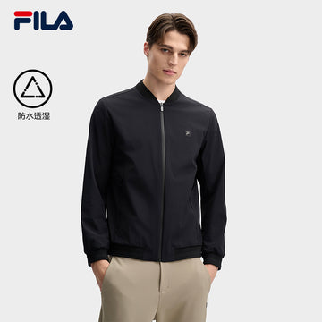 FILA CORE LIFESTYLE WHITE LINE THE GALLERIA VITTORIO EMANUELE II Men Woven Jacket (Black)