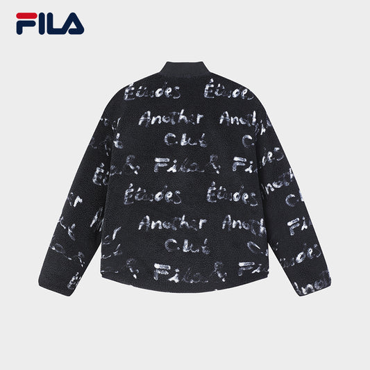 FILA CORE x ETUDES ANOTHER CLUB Women's Lamb Fleece Jacket in Full Print