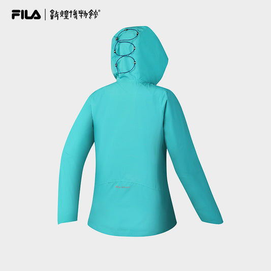 FILA CORE ATHLETICS EXPLORE X DUNHUANG MUSEUM Women Woven Jacket (Turquoise)