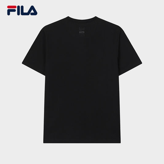 FILA CORE LIFESTYLE MILANO GARDEN OF ARTS Men Short Sleeve T-shirt (Black / White)