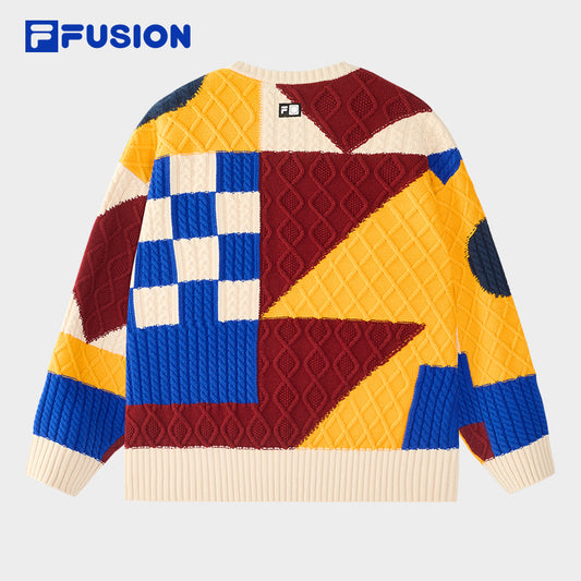 FILA FUSION CROSS OVER FILA X DOE LAND AHOY Men Knit Sweater (Beige)