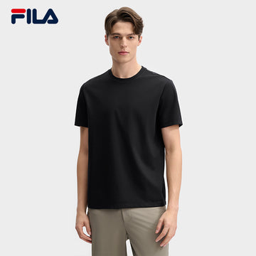 FILA CORE LIFESTYLE WHITE LINE THE GALLERIA VITTORIO EMANUELE II Men Short Sleeves T-Shirt (Turquoise / Black / White)