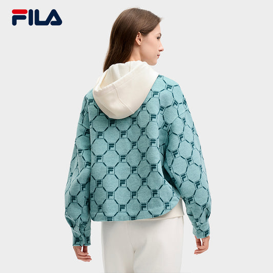 FILA CORE LIFESTYLE ORIGINALE HERITAGE Women Woolen Sweater (Light Green)