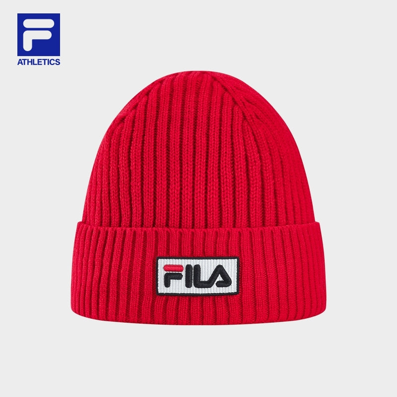 FILA CORE ATHLETICS Men Beanie (Black / Red / White)