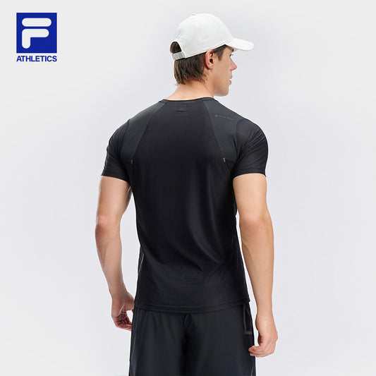 FILA CORE ATHLETICS BLACK Men Short Sleeve T-shirt in black