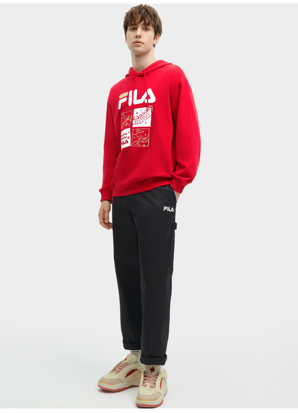 [ CNY Collection ] [ LAY ZHANG ] FILA CORE MIX 2 CNY Chinese New Year