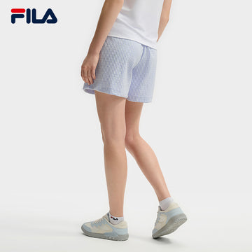 FILA CORE LIFESTYLE WHITE EVERYDAY ELEGANCE Women Knitted Shorts