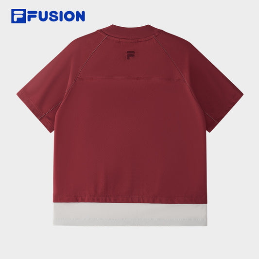 FILA FUSION INLINE FUSION X WORKWEAR STREET DOLPHIN Women Short Sleeves T-Shirt (Red)