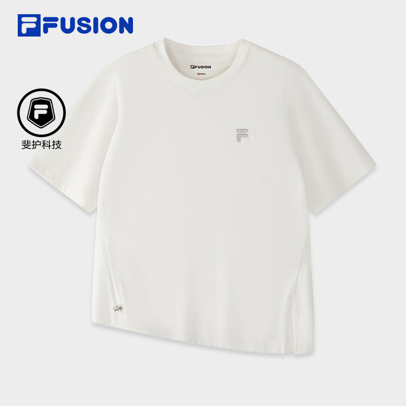 FILA FUSION INLINE FUSION X WORKWEAR STREET DOLPHIN Women Short Sleeves T-Shirt (White)