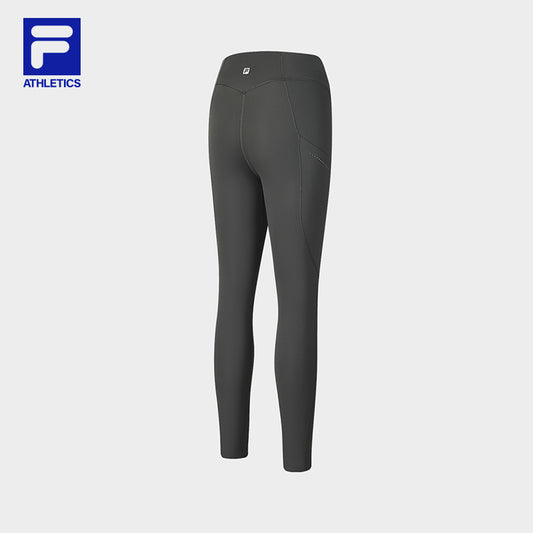 FILA CORE ATHLETICS FITNESS Women Knitted Leggings (Grey)