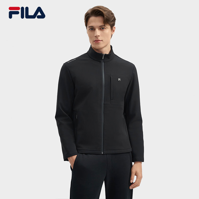 FILA CORE LIFESTYLE WHITE LINE GRENOBLE Men Jacket (Black)