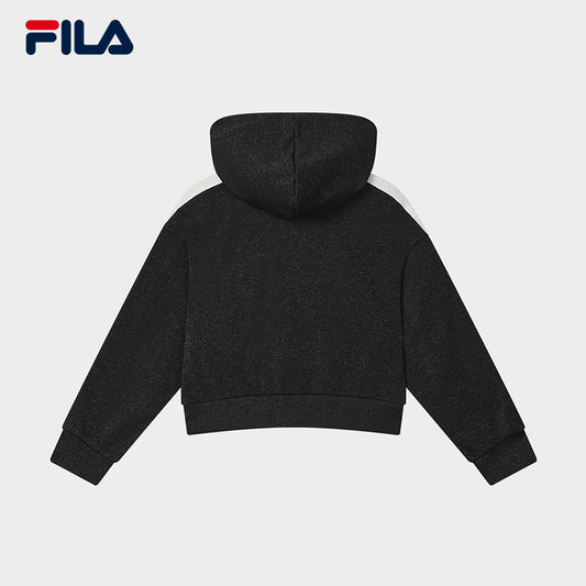 FILA CORE LIFESTYLE FILA MILANO STUDIO IN MILAN Women Hooded Jacket (Black / Grey)