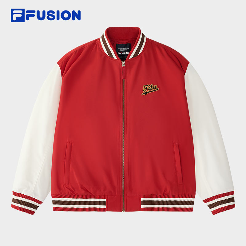 FILA FUSION INLINE CULTURE CNY COLLECTION Unisex Cotton Jacket (Red)