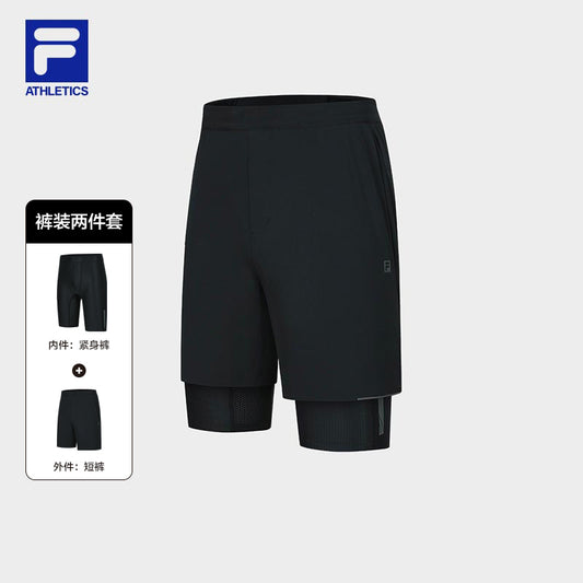 FILA CORE ATHLETICS BLACK Men Woven Pants (Black)