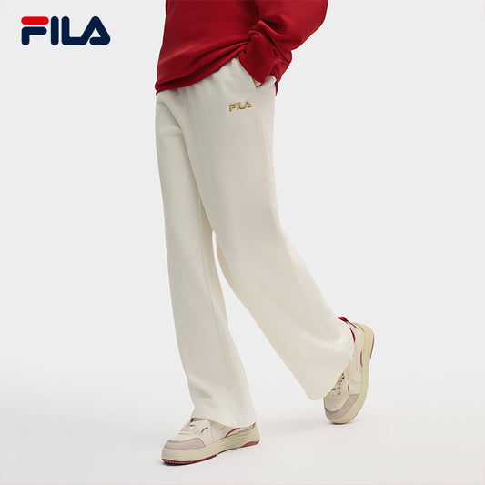 FILA CORE LIFESTYLE ORIGINALE FILA SOPHEY Women Knit Pants (White)