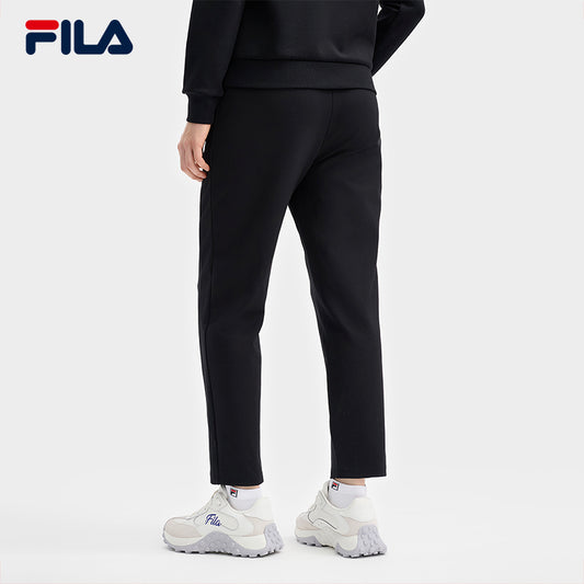 FILA CORE LIFESTYLE WHITE MILAN DESIGN WEEK Women Knit Pants (Black)