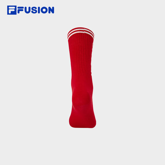 FILA FUSION INLINE FILA FUSION LIFE ACCESSORIES Unisex Knee High Socks  (Grey / Red / Ash)