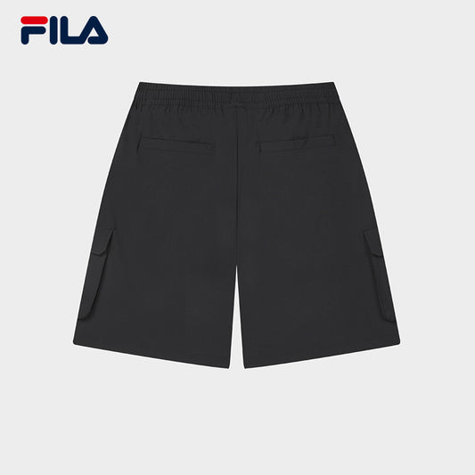 FILA CORE WHITE LINE Men Woven Shorts in Black
