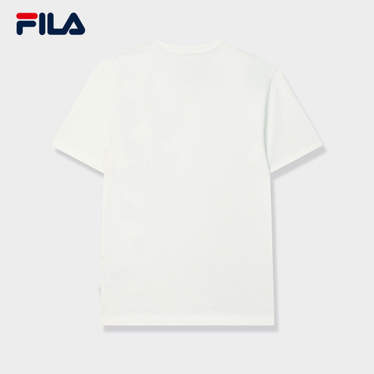 FILA CORE LIFESTYLE MILANO STROLLING MILAN Men Short Sleeves T-Shirt (Pink / White)