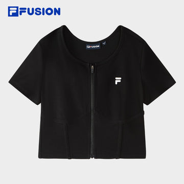 FILA FUSION INLINE URBAN TECH Women Short Sleeve T-shirt (Black)
