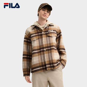 FILA CORE LIFESTYLE ORIGINAL VINTAGE TENNIS CLUB Men Woven Jacket (Beige)