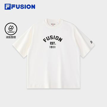 FILA FUSION INLINE CULTURE 2 CAMPUS RHAPSODY Men Short Sleeve T-shirt (White / Dark Green)